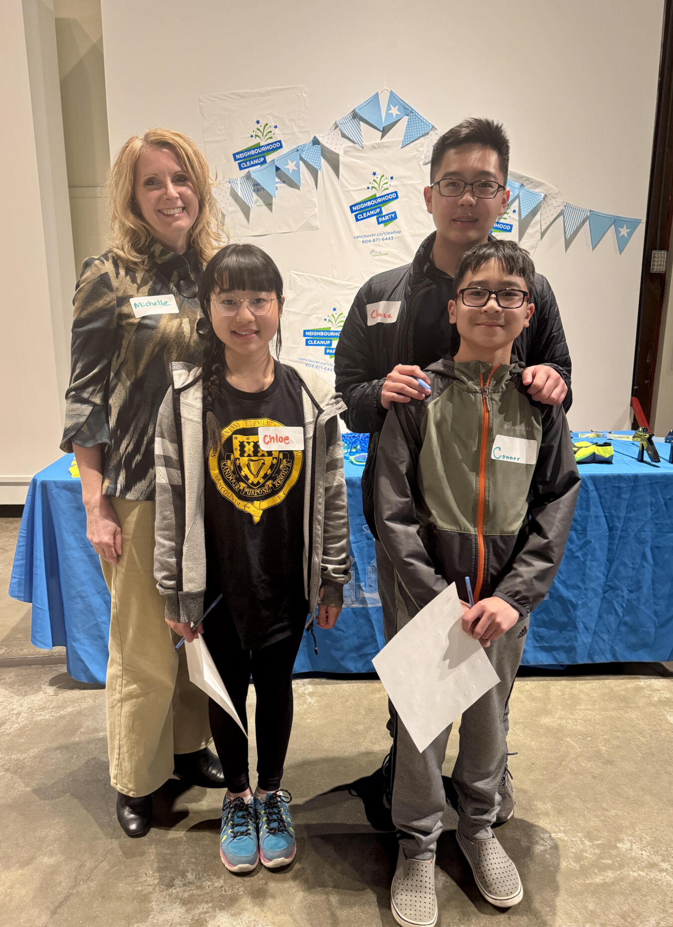 Michelle Harris, Associate Director, Solid Waste Program at City of Vancouver, recognizing our volunteering and leadership (2024