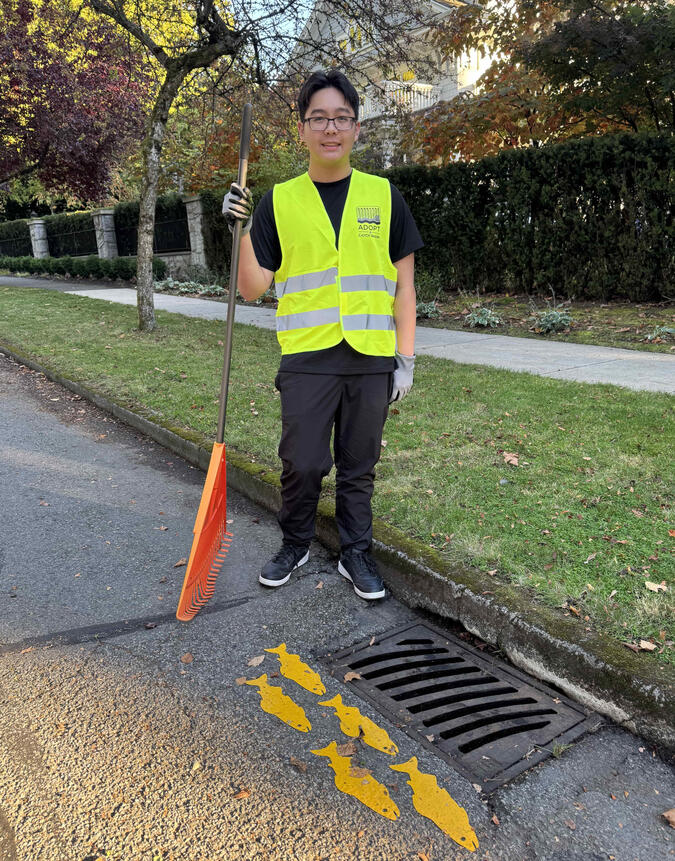 Regularly clean his adopted catch basin - Legato