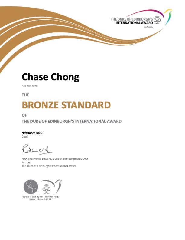 The Duke of Edinburgh’s International Award 2025